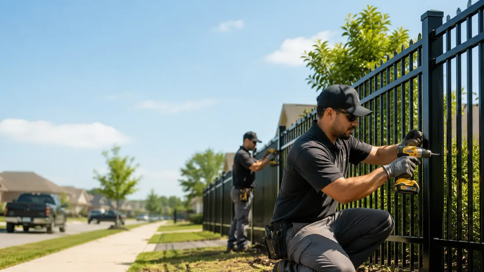 Metal Fence Installation in Streamwood, IL